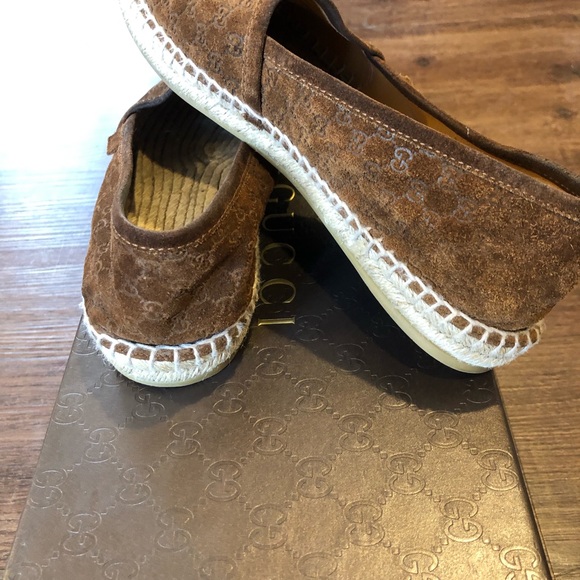 Gucci “Pilar Guccissima” Suede Espadrilles - Picture 5 of 8